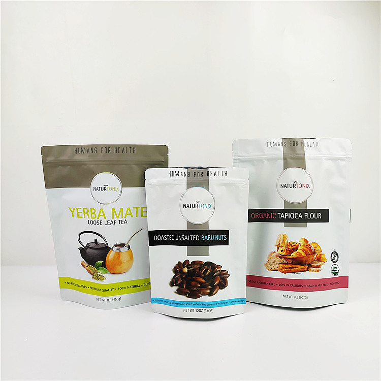 음식 급료 120mic 알루미늄 호일 플라스틱 주머니 SGS CMYK 사진 요판 인쇄