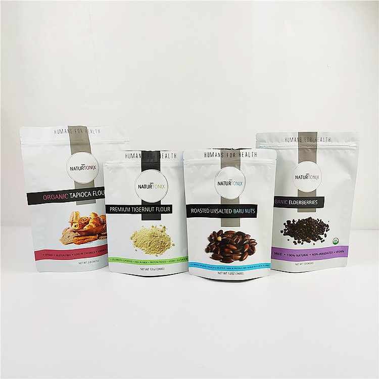 평가된 200mic CMYK 알루미늄 호일 지플락 백 VMPET THC CBD 포장 백