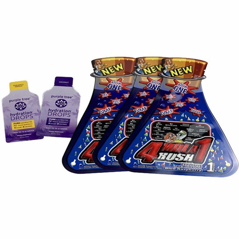 특별한 모양의 사용자 정의 인쇄 Mylar 소프트 터치 플라스틱 팩 델타 8 식용 파우치 화장품 크림 샴푸 향낭