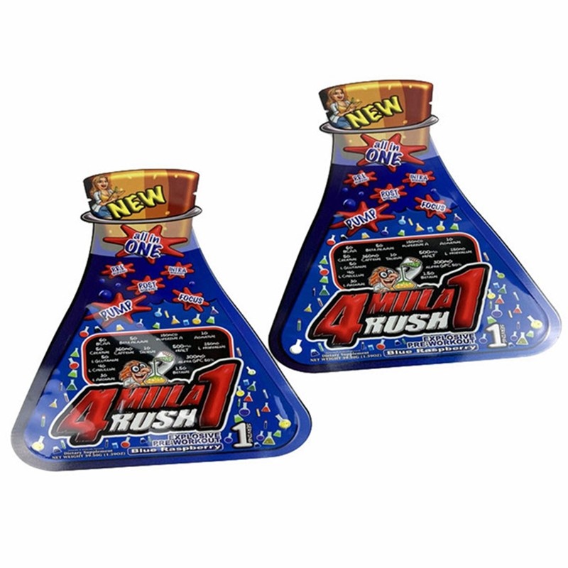 디지털 인쇄 사용자 정의 모양 코코넛 오일 향 주머니 Mylar 음식 플랫 가방 잡초 꽃에 대 한 스낵 캔디 파우치