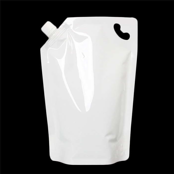 누출 방지 적층 플라스틱 액체 비누 패키지 스파우트 파우치