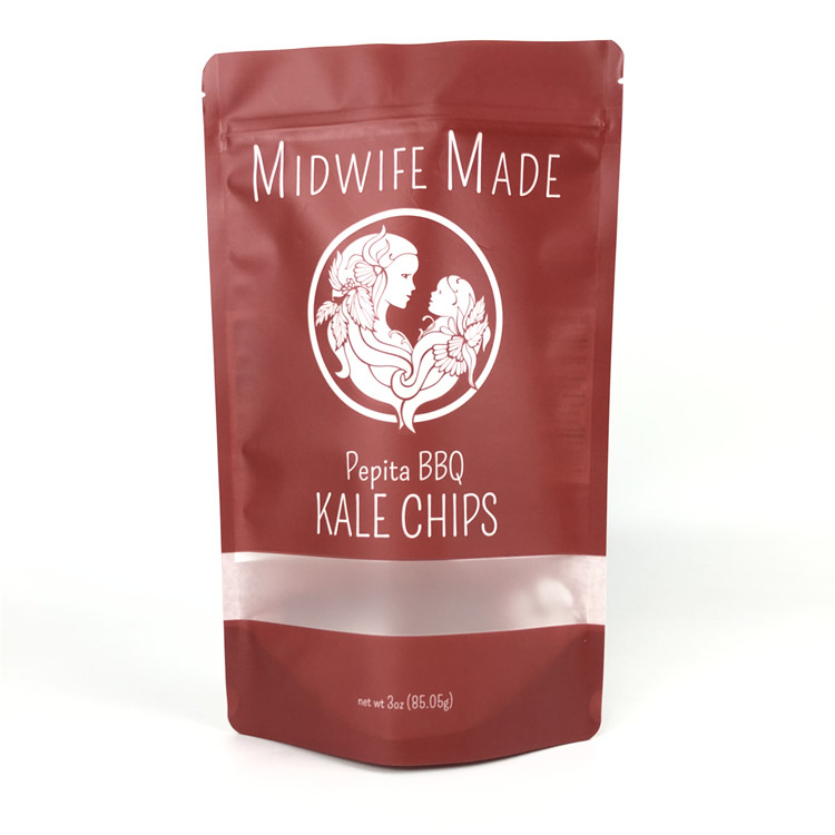 알루미늄 식품 포장 가방 매트 효과 플라스틱 적층 스탠드 업 차 혼합 야채 파우치 파우치