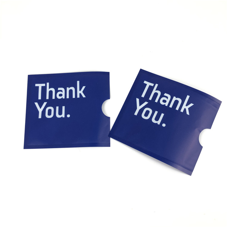 도매 인쇄 주문 모양 플라스틱 광택이 없는 Opp 열 밀봉 주문 삽입 카드 Mylar 포장 부대