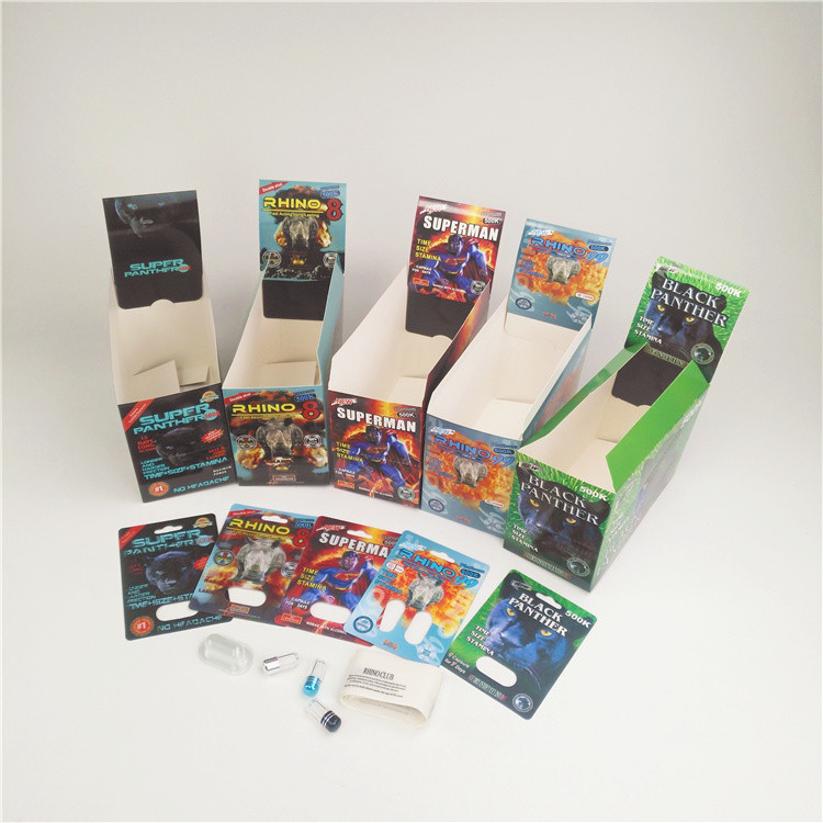 전시 상자를 가진 90mic 증강 인자 환약 물집 카드 Pantone CYMK CMRK