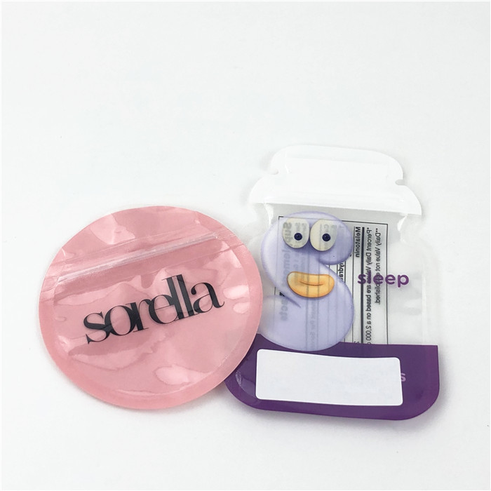 검미 캔디 에더블을 위해 광택이 난 CMYK 다이 컷 마일라 금속 박막 가방 MOPP 100 마이크