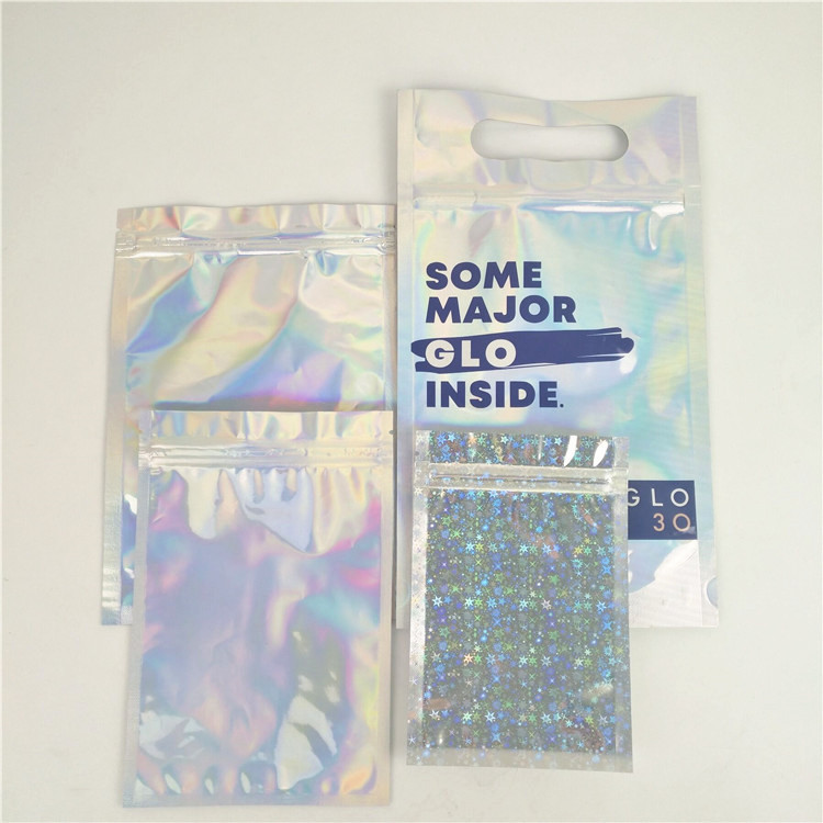 광택 있는 UV CMYK 지퍼 자필 부대 MOPP 플라스틱 식품 포장 부대