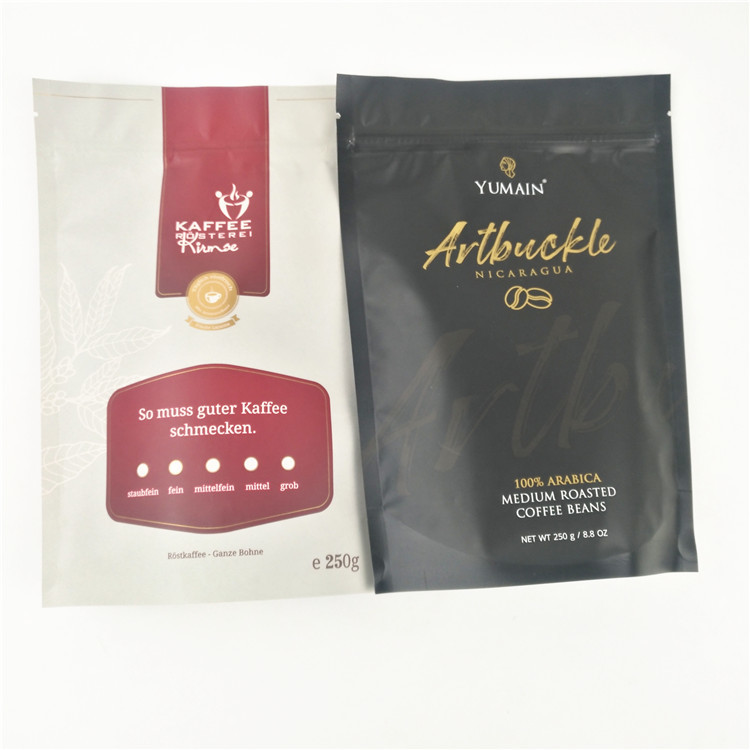 CMYK MOPP Resealable 지퍼 주머니 방습 크래프트 종이 OPP AL