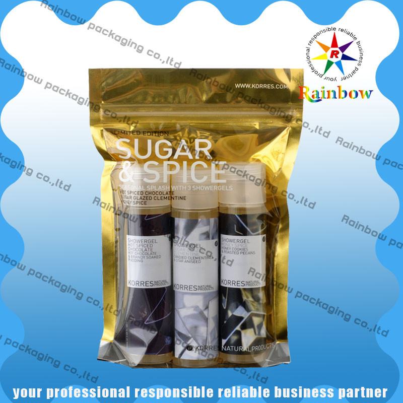 Costomized 인쇄를 가진 온난한 패드를 위한 OPP/알루미늄/PE 플라스틱 화장용 포장 부대