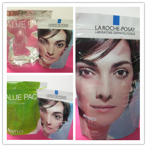 130mic 애완 동물/알루미늄/NY/PE는 Comstic를 위한 밑바닥 삼각천 부대를 위로 서 있습니다