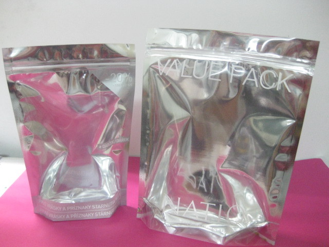 명확한 정면에 재상할 수 있는 최고 애완 동물/PE 화장용 포장 부대를 지퍼로 잠그십시오