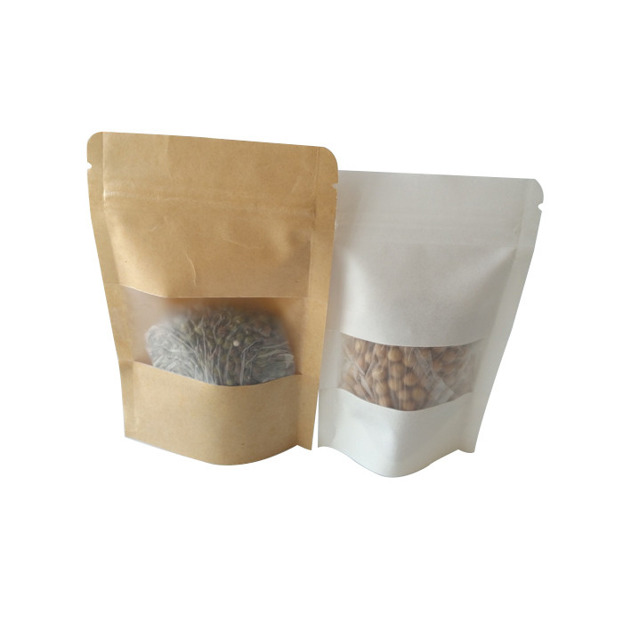 재사용할 수 있는 식사 부대 포장 관례는 Kraft 음식을 위로 서 있습니다 증명서를 준 주머니 SGS를 인쇄했습니다