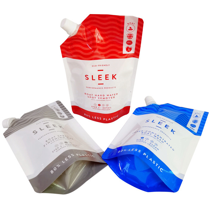 CMYK 팬톤 스파우트 파우치 백 240mic 그라비아 스탠드업 스파우트 파우치