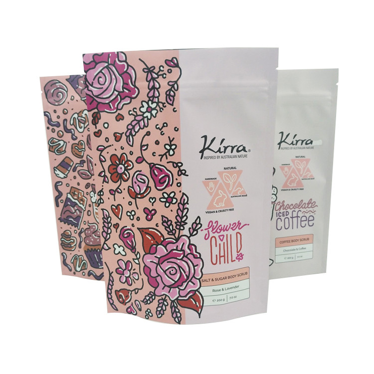 10C CMYK 화장용 패키징 테플론제 백 MOPP VMPET 모카 초콜렛 시체 관목숲