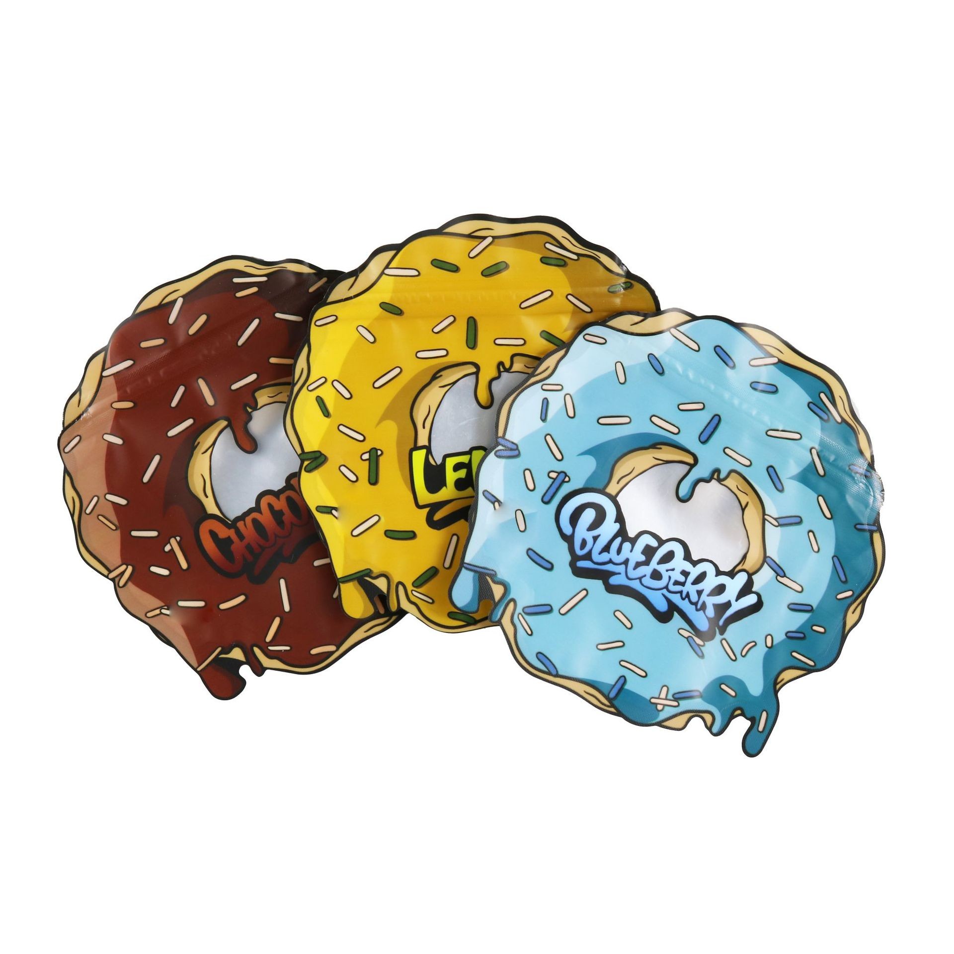 둥근원 불규칙한 재밀봉할 수 있는 다이는 마일라 가방 맞춘 모양을 3.5 7 그램으로 잘라주었습니다