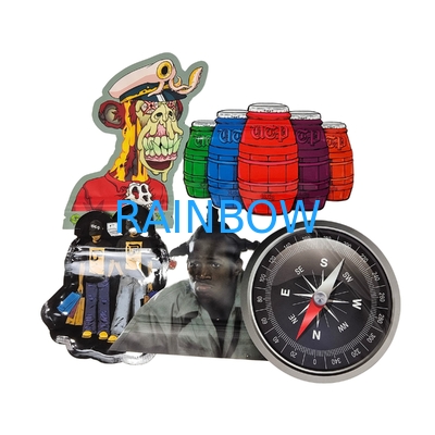 식용 3.5g 마일러 봉지 Ziplock 특수 모양 과자 허브 비스키트 고무 포장