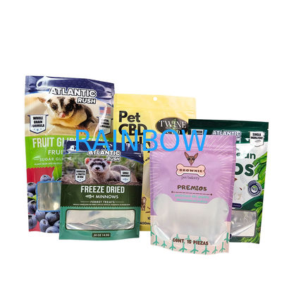 습기 방지 포장용으로 Gravure 프린팅을 가진 맞춤 인쇄 된 고 장벽 애완 동물 식품 봉지