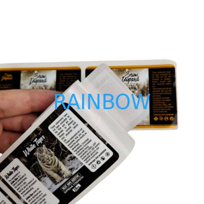 PVC 접착 비닐 PVC 종이 스티커 방수 UV 홀로그램 인쇄 자체 접착 롤 라벨 포장 라벨