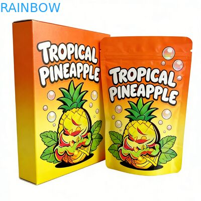 사용자 지정 3.5 마일러 가방 꽃 과자 쿠키 찌꺼기 포장 어린이 저항 3.5g 7g 14g 다이 커트 마일러 가방