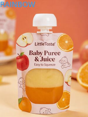 퓨레 요거트 과일 이유식용 맞춤형 스파우트 파우치 30ml 모양 스파우트 파우치 플라스틱 백